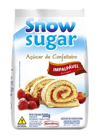 Imagem de Açucar de Confeiteiro Impalpavel Snow Sugar 500g - MAVALÉRIO